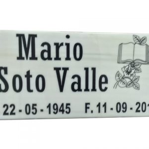 Placa en Mármol