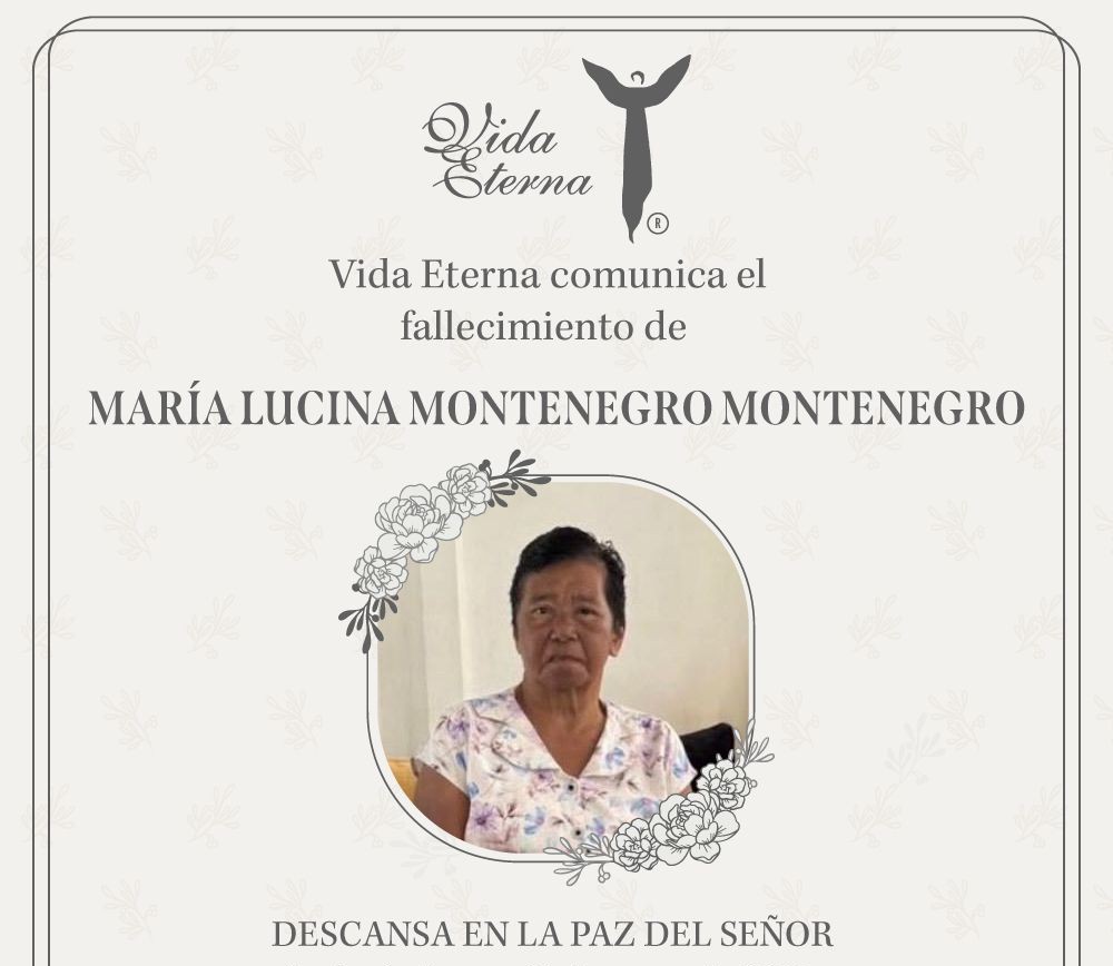 María Lucina Montenegro Montenegro María Lucina Montenegro Montenegro
